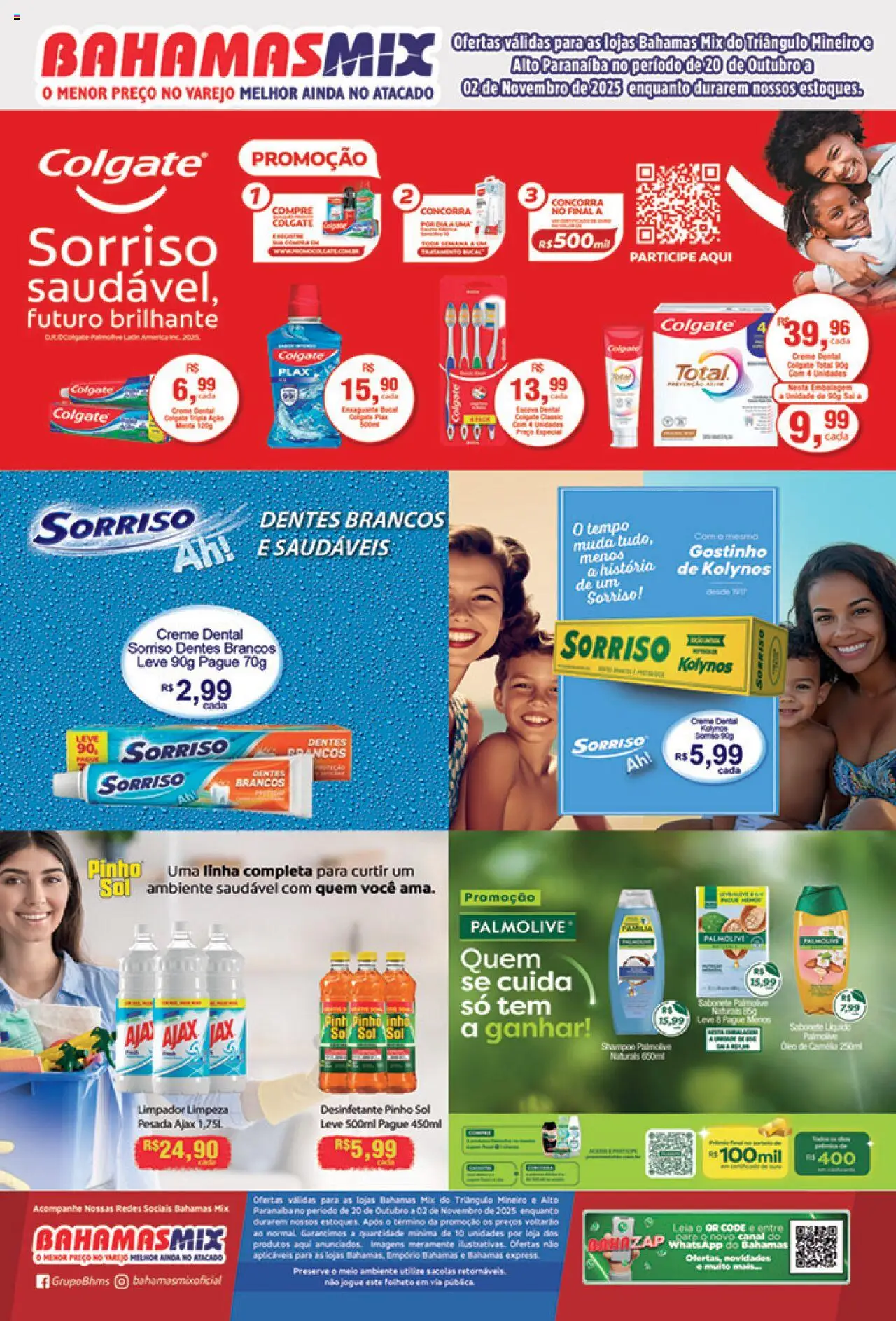 Bahamas Mix Folheto - válido de 20.10.2025 | Página: 1 | Produtos: Shampoo, Creme, Sabonete, Creme dental