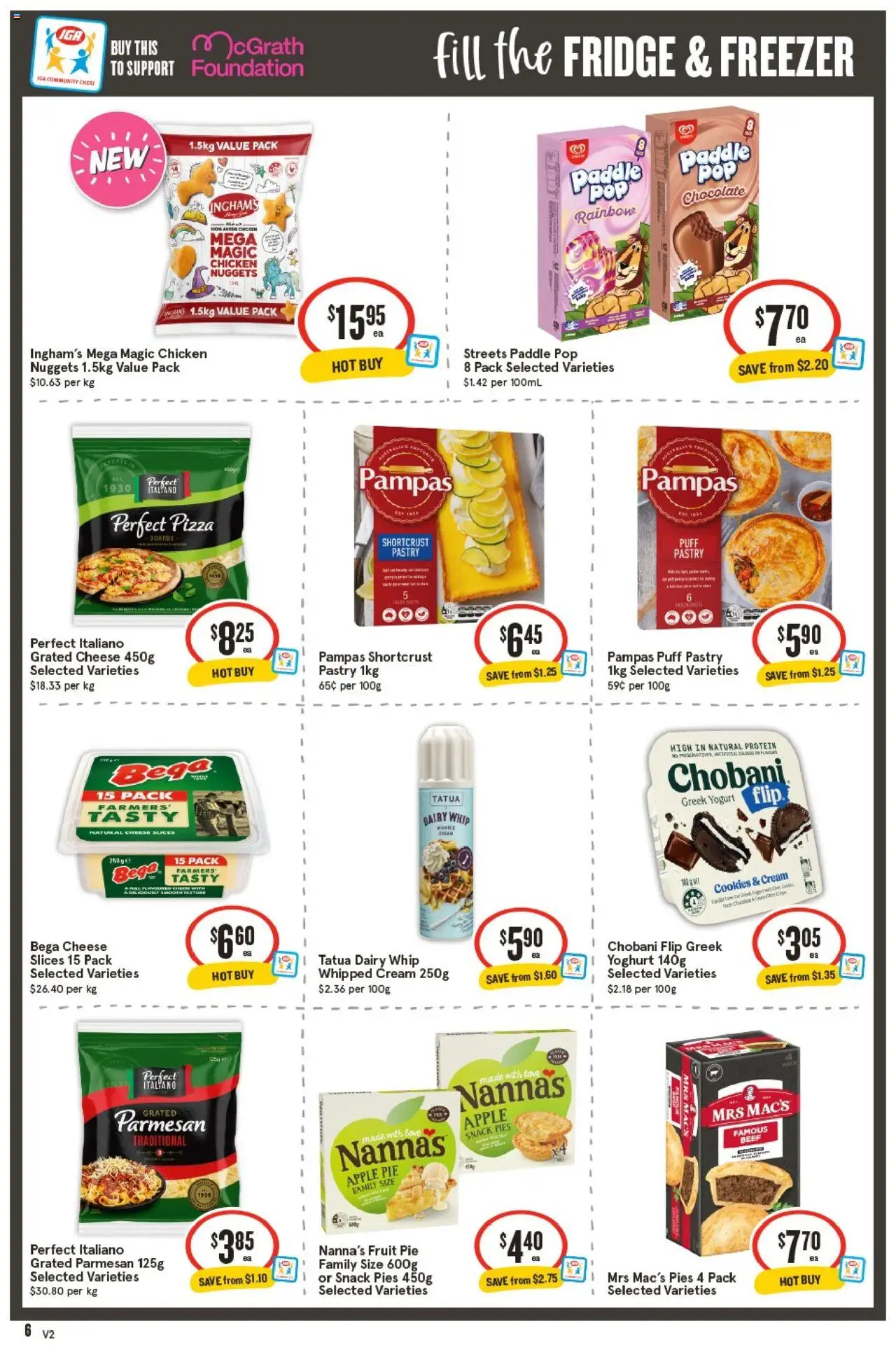 IGA catalogue - valid from 24.09.2025 | Page: 7 | Products: Beef, Cream, Pies, Foundation