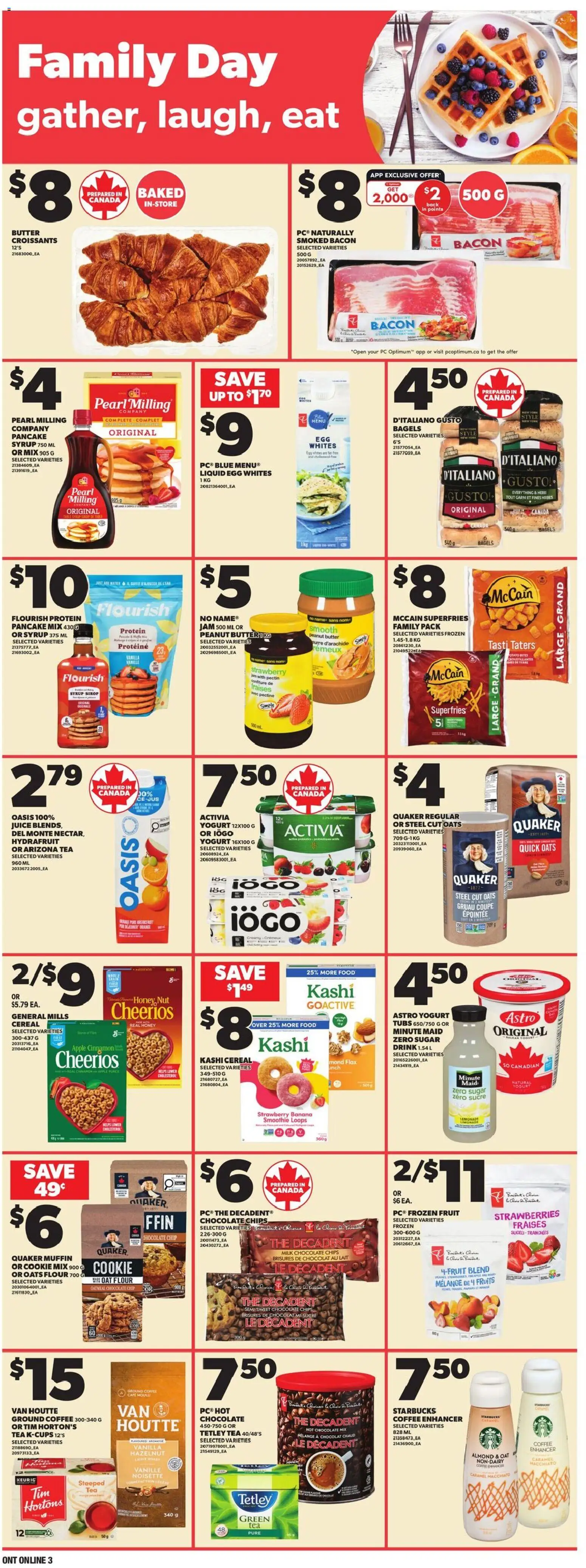 Zehrs flyer valid from 12.02.2026 | Page: 9 | Products: Strawberries, Chips, Butter, Yogurt