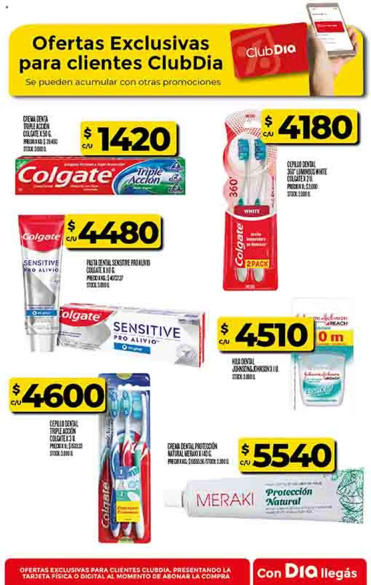 Supermercado DIA Ofertas │ válido desde el 01.10.2025 | Página: 52 | Productos: Cepillo, Pasta, Crema