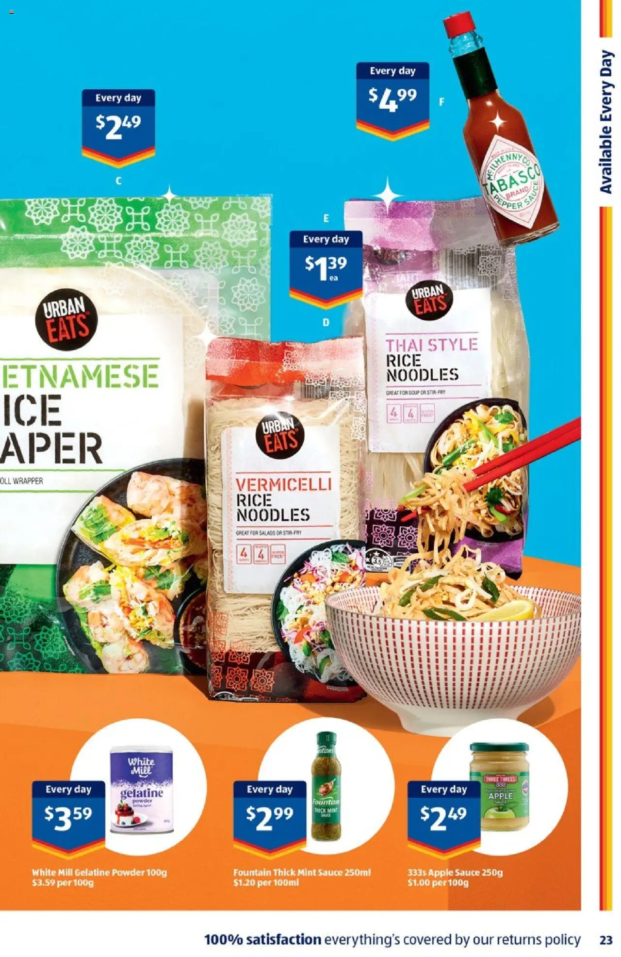 Aldi catalogue - valid from 08.10.2025 | Page: 23 | Products: Powder, Noodles, Fountain, Soup