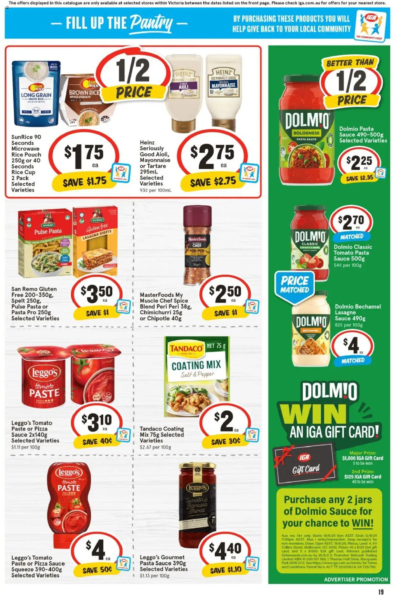 IGA catalogue - valid from 25.06.2025 | Page: 16 | Products: Rice, Salmon, Sauce, Soup