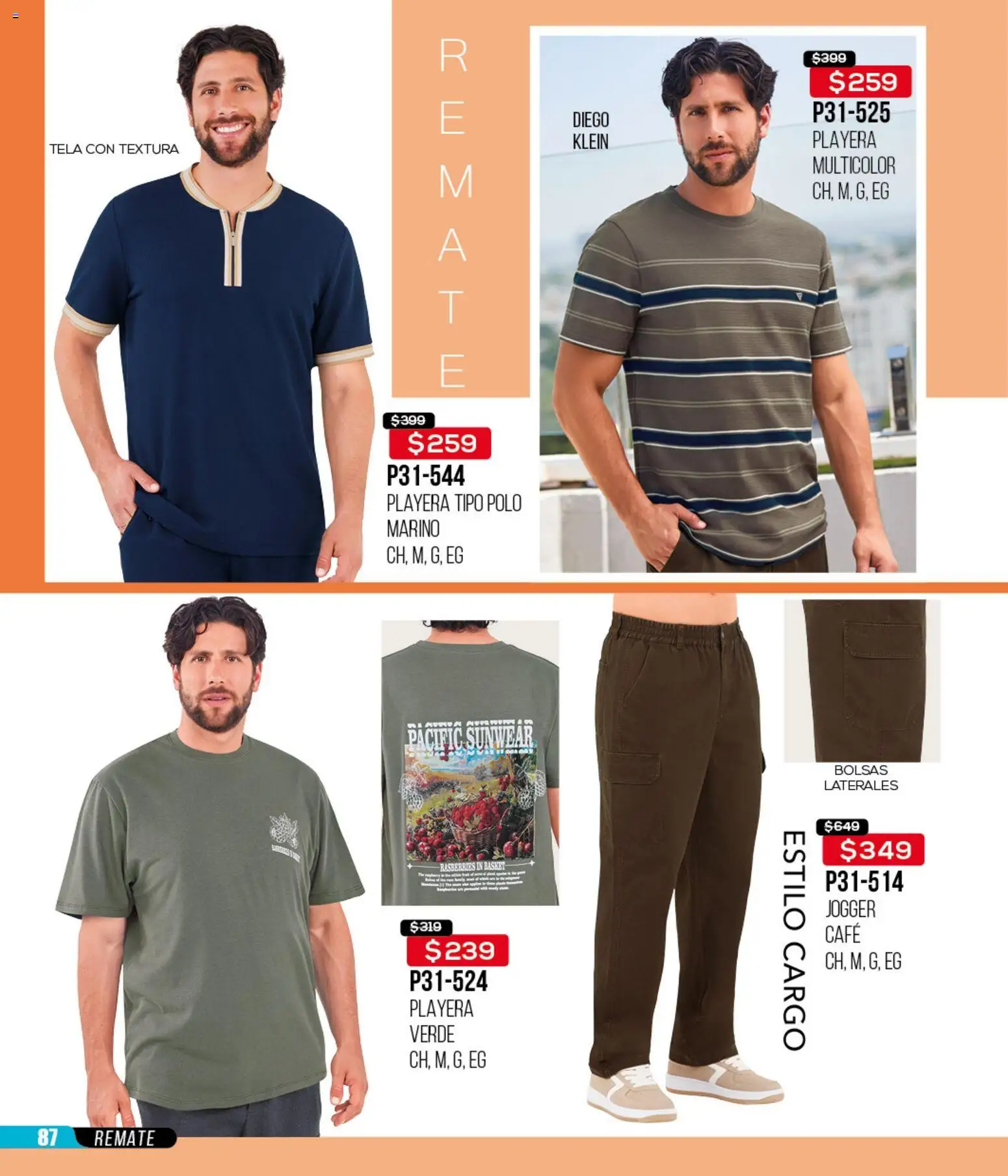 Nuevas ofertas de Cklass válidas en toda la República Mexicana desde el 16.02.2026. ¡Encuentra las mejores ofertas en Cklass catálogo Remate Ropa! | Página: 88 | Productos: Café, Playera