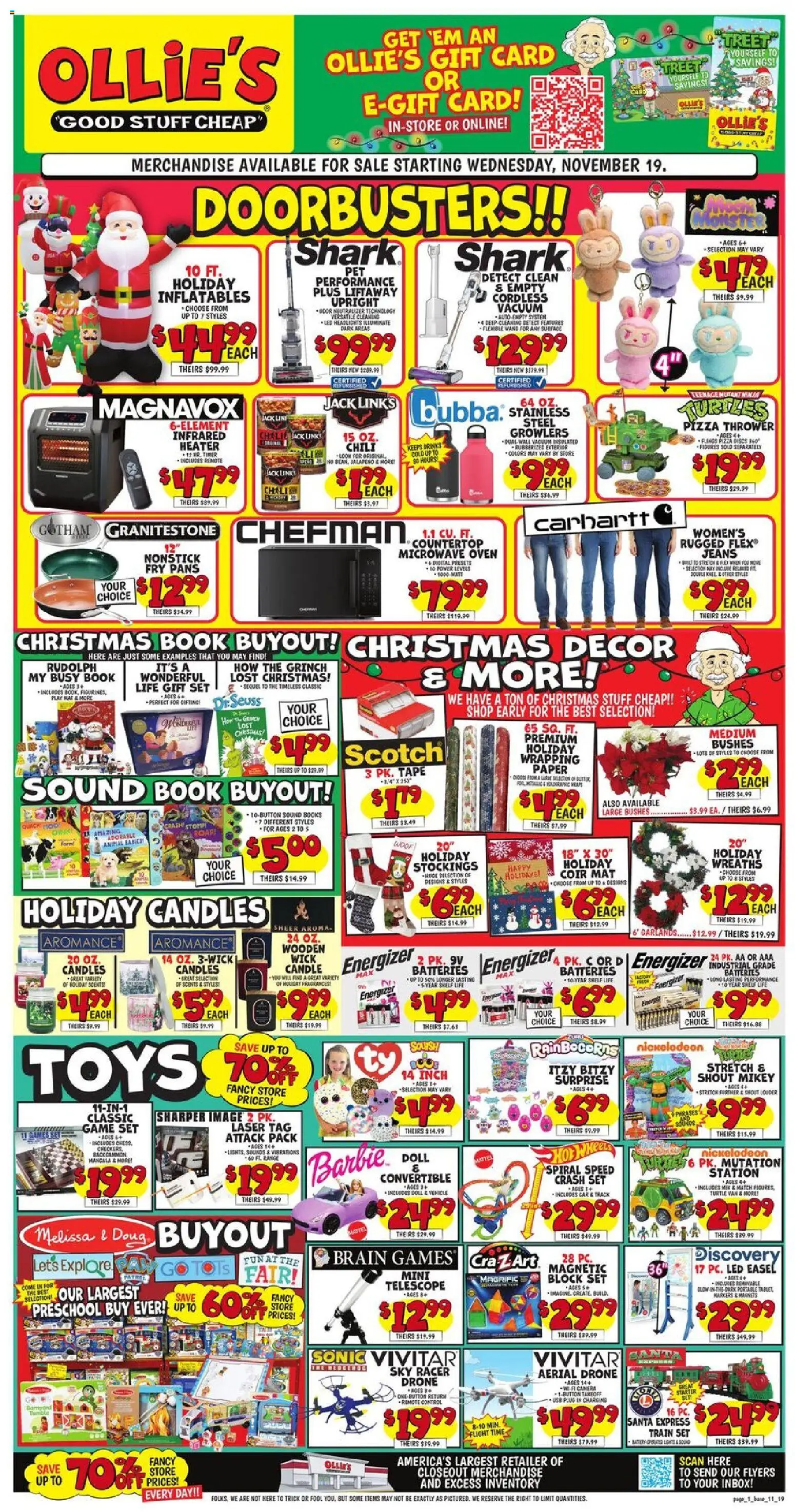 Ollie's Weekly Ad - valid from 19.11.2025 | Page: 1