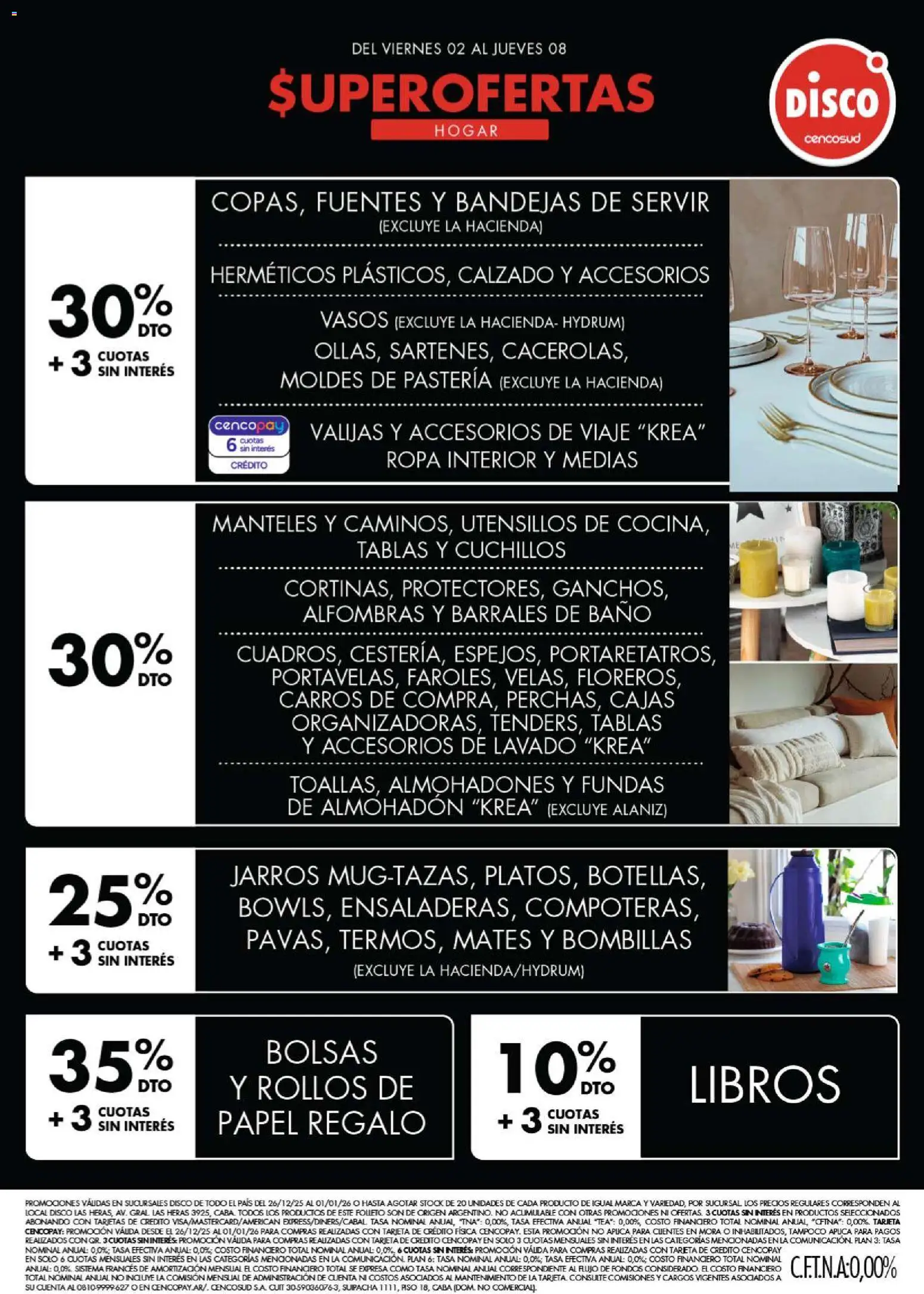 Disco - Ofertas | Electro, T. Libre y más │ válido desde el 02.01.2026 | Página: 3 | Productos: Disco, Ropa, Ropa interior, Vasos