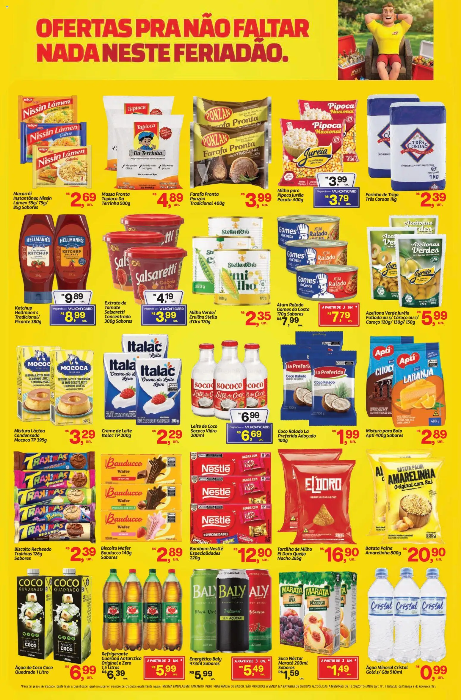 Fort Atacadista Folheto - válido de 17.04.2026 | Página: 2 | Produtos: Açúcar, Refrigerante, Creme de leite, Sal