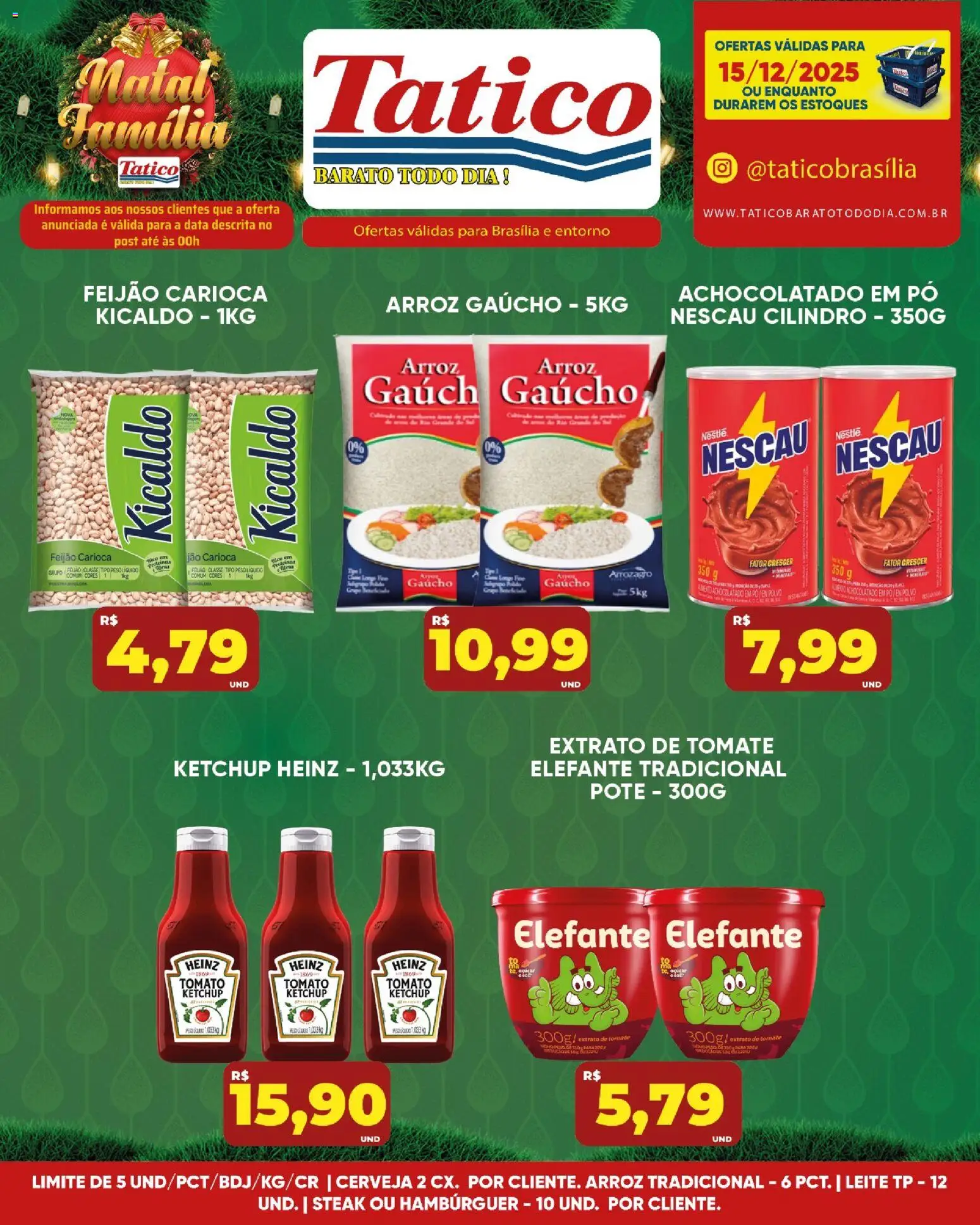 Tatico Folheto - válido de 16.12.2025 | Página: 18 | Produtos: Nescau, Achocolatado, Leite, Polvo
