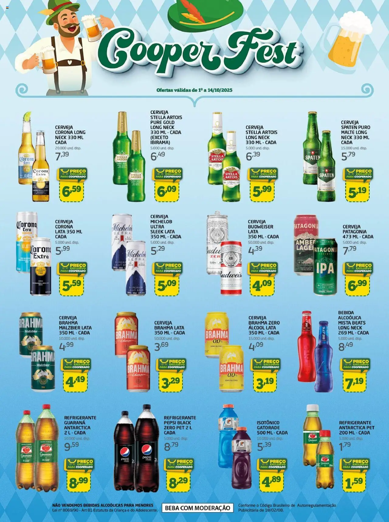 Cooper Folheto - válido de 01.10.2025 | Página: 2 | Produtos: Guaraná, Gatorade, Bebida, Refrigerante
