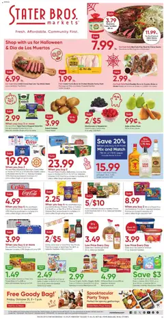 Preview of Stater Bros weekly ads valid from 29.10.2025