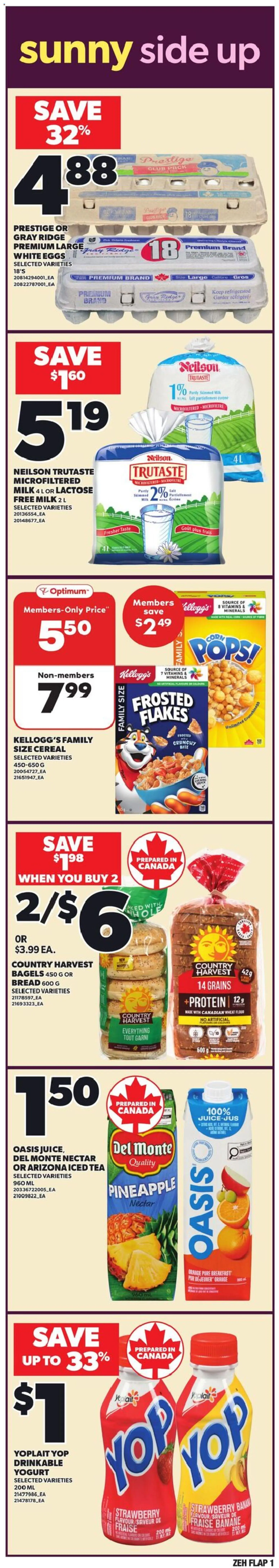 Zehrs flyer valid from 23.04.2026 | Page: 2 | Products: Pineapple, Flakes, Ridge, Yogurt