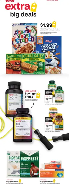 Preview of CVS Pharmacy weekly ads valid from 04.01.2026