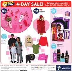 Preview of Family Dollar weekly ads valid from 13.02.2026 | Page: 2 | Products: Blanket, Clip, Fragrance, Hoodie