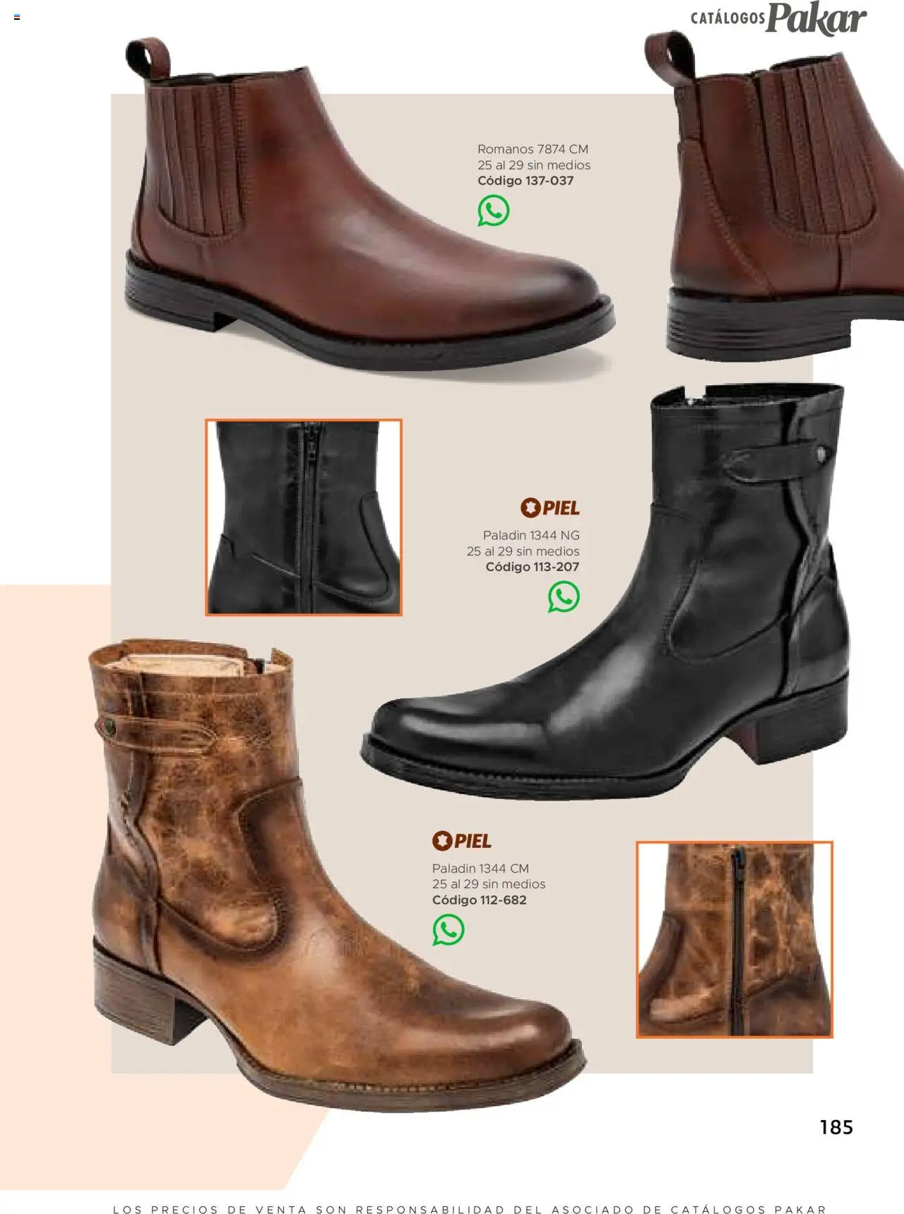 Nuevas ofertas de SC Pakar válidas en toda la República Mexicana desde el 24.07.2025. ¡Encuentra las mejores ofertas en SC Pakar - Catálogo Hombre otoño / invierno! | Página: 185