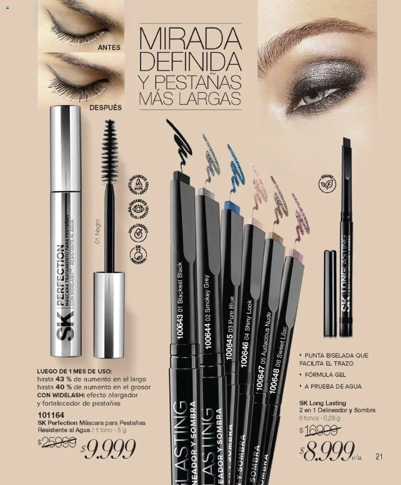Violetta catálogo │ válido desde el 19.09.2025 | Página: 21 | Productos: Máscara, Sombra, Delineador, Agua
