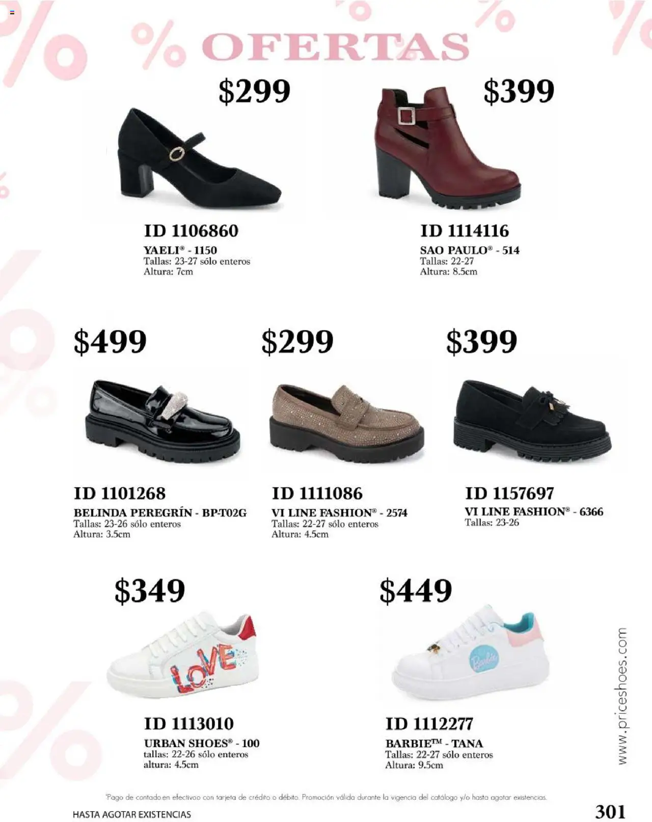 Nuevas ofertas de Price Shoes válidas en toda la República Mexicana desde el 05.08.2024. ¡Encuentra las mejores ofertas en Price Shoes catálogo Vestir Casual ! | Página: 301