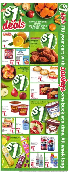 Preview of Giant Eagle weekly ads valid from 09.04.2026 | Page: 2 | Products: Pizza, Ice cream, Baby food, Seafood