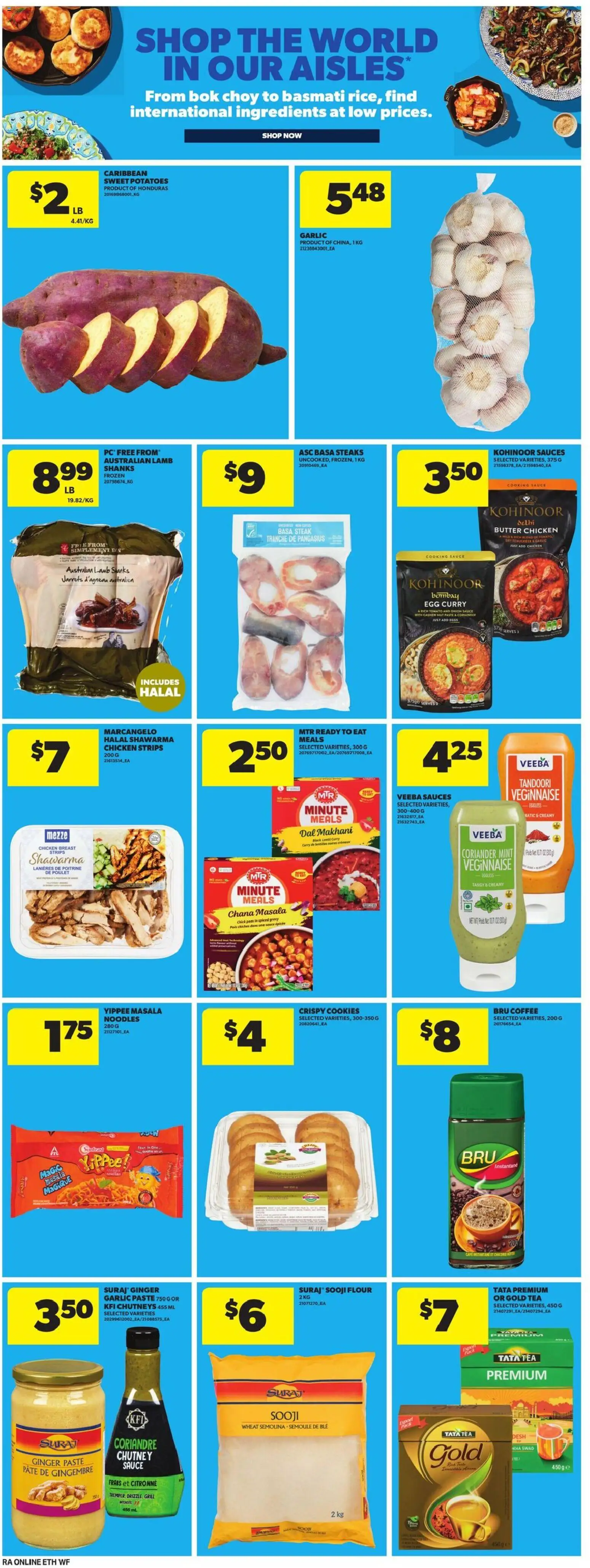 Atlantic Superstore flyer valid from 22.01.2026 | Page: 17 | Products: Tea, Potatoes, Coffee, Chicken