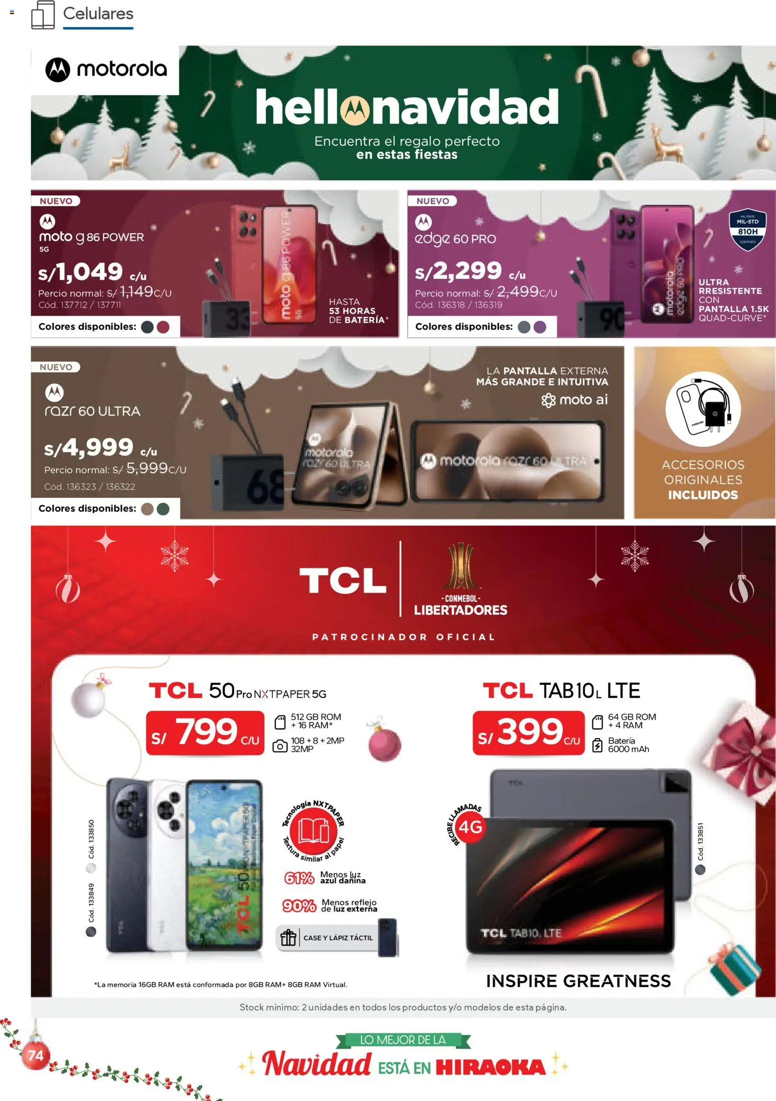 Catálogo Hiraoka válido desde 06.12.2025 | Página: 74 | Productos: Batería