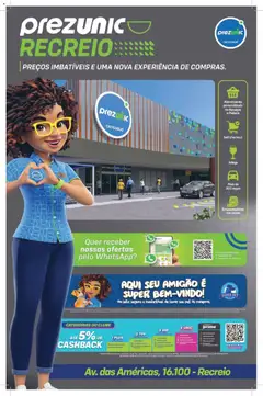 Encarte Recreio Prezunic - Pré-Visualização do folheto da loja Prezunic, válido de 02.03.2026