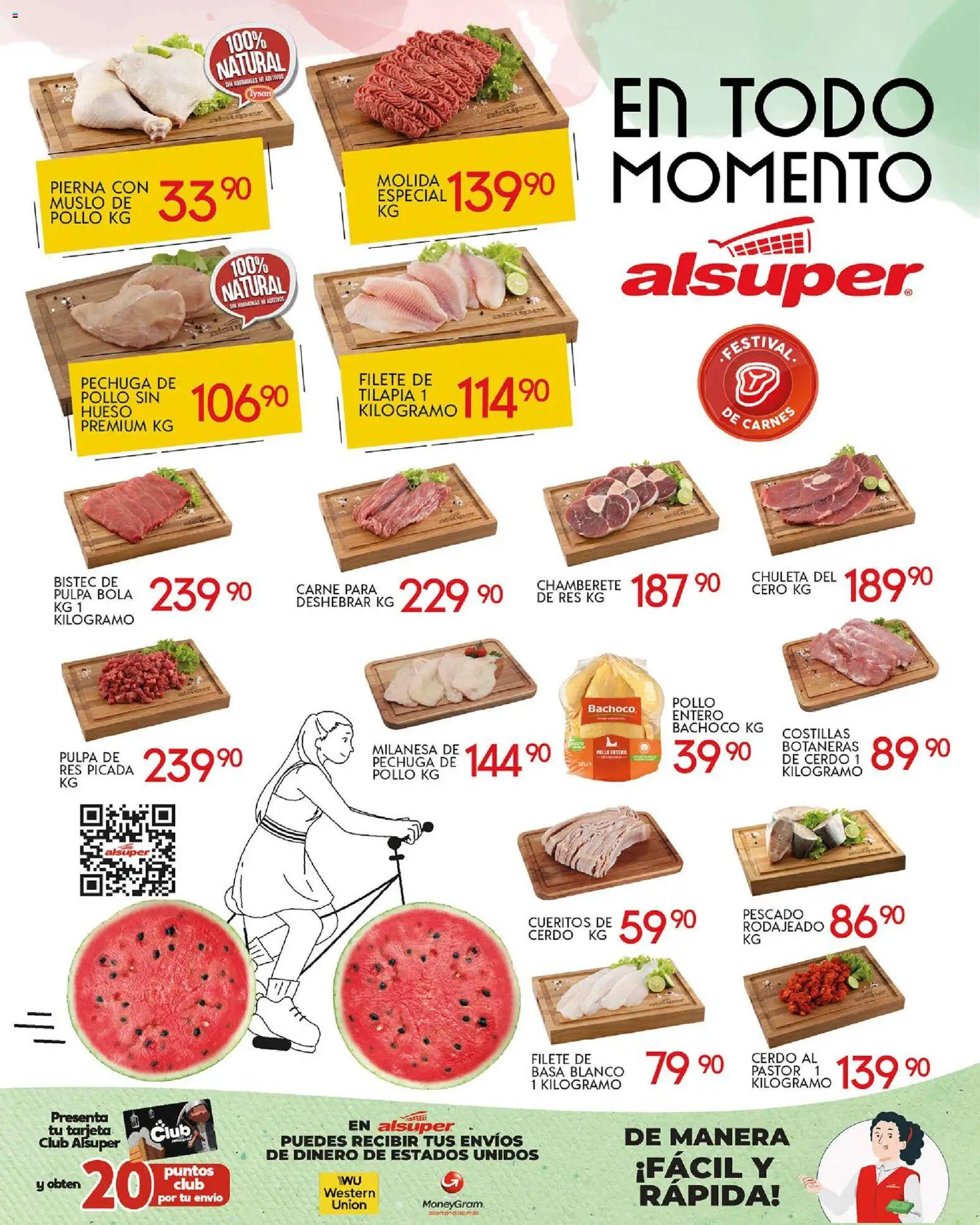 Nuevas ofertas de Alsuper válidas en toda la República Mexicana desde el 04.11.2025. ¡Encuentra las mejores ofertas en Alsuper folleto Zacatecas! | Página: 8 | Productos: Pollo, Milanesa, Cerdo, Res