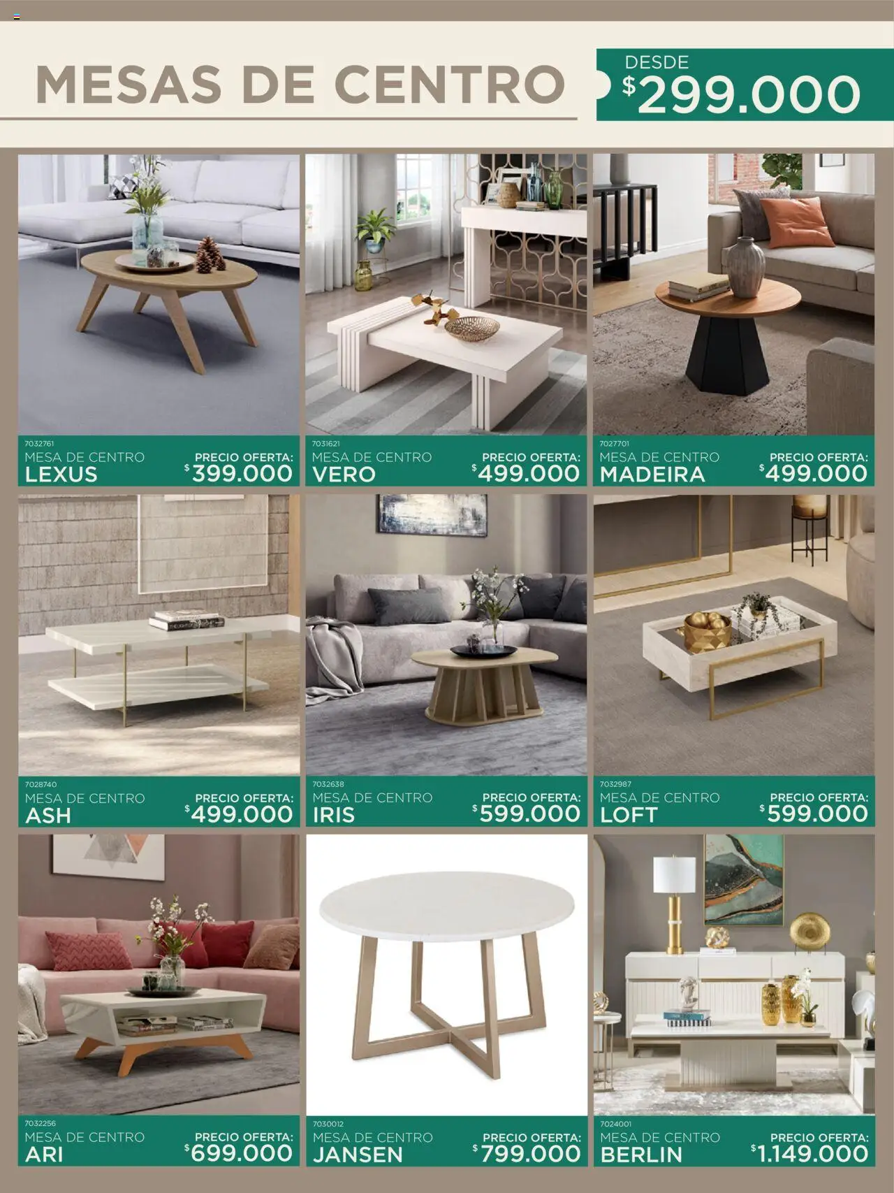 Muebles jamar revista - valida desde el 25.07.2025 | Página: 16 | Productos: Mesa de centro, Mesa