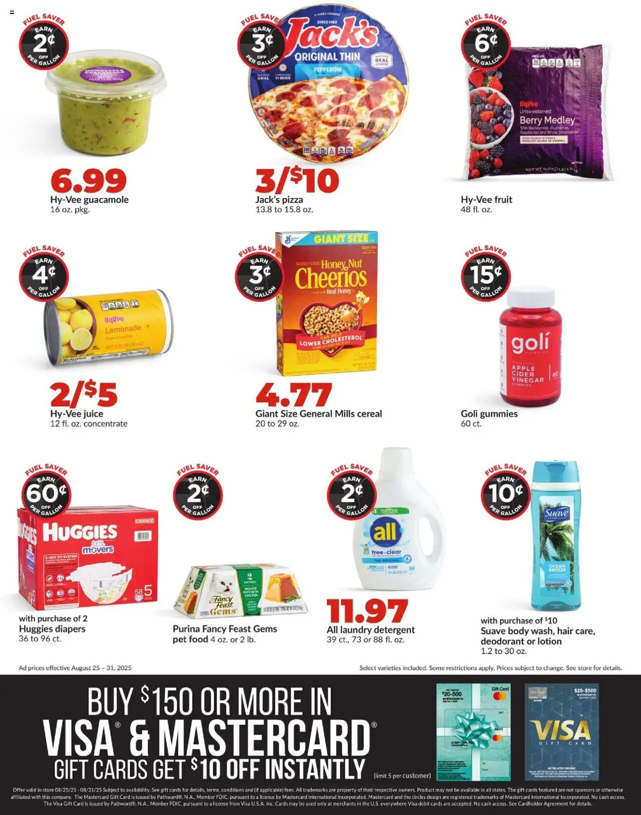HyVee Weekly Ad - valid from 25.08.2025 | Page: 14 | Products: Cider, Juice, Deodorant, Grill