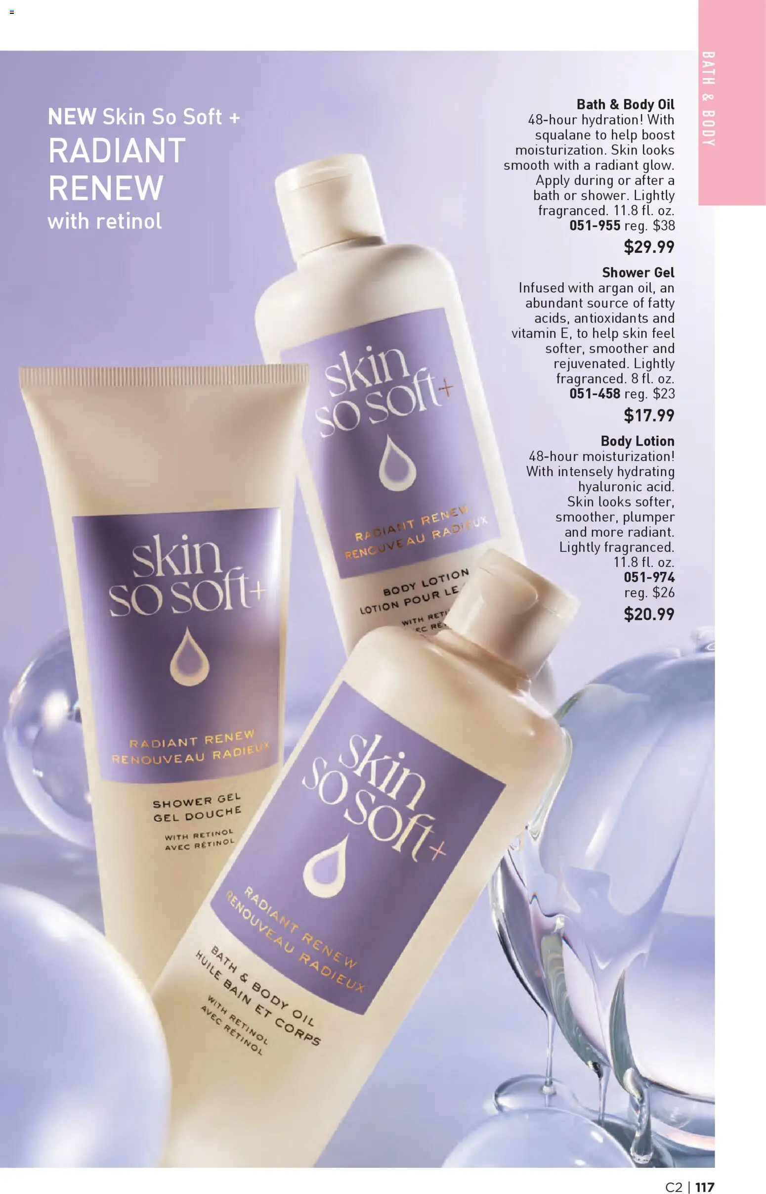 Avon Brochure - valid from 14.01.2026 | Page: 117 | Products: Bath, Shower, Oil, Shower gel