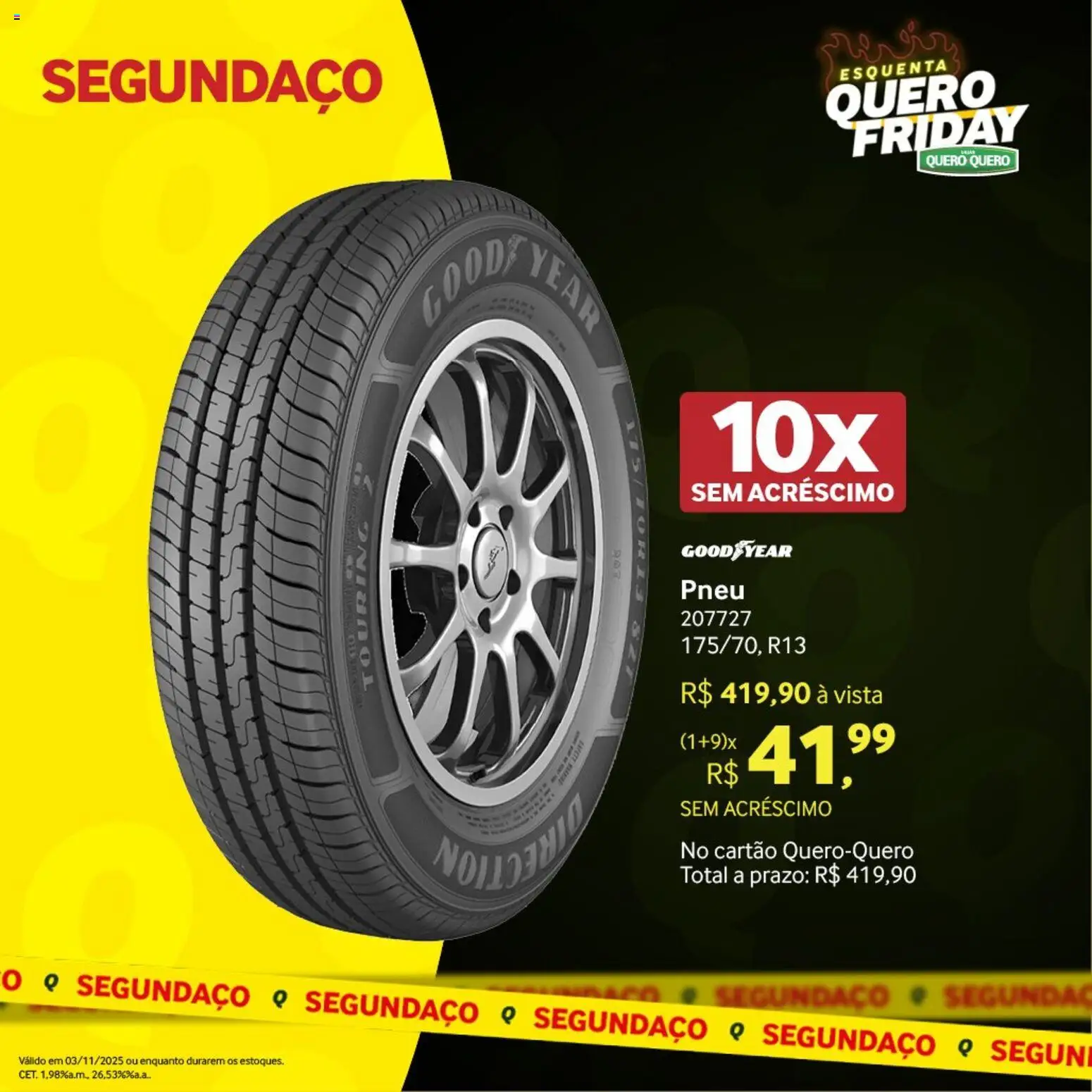 Lojas Quero-Quero Folheto - válido de 03.11.2025 | Página: 11 | Produtos: Pneu