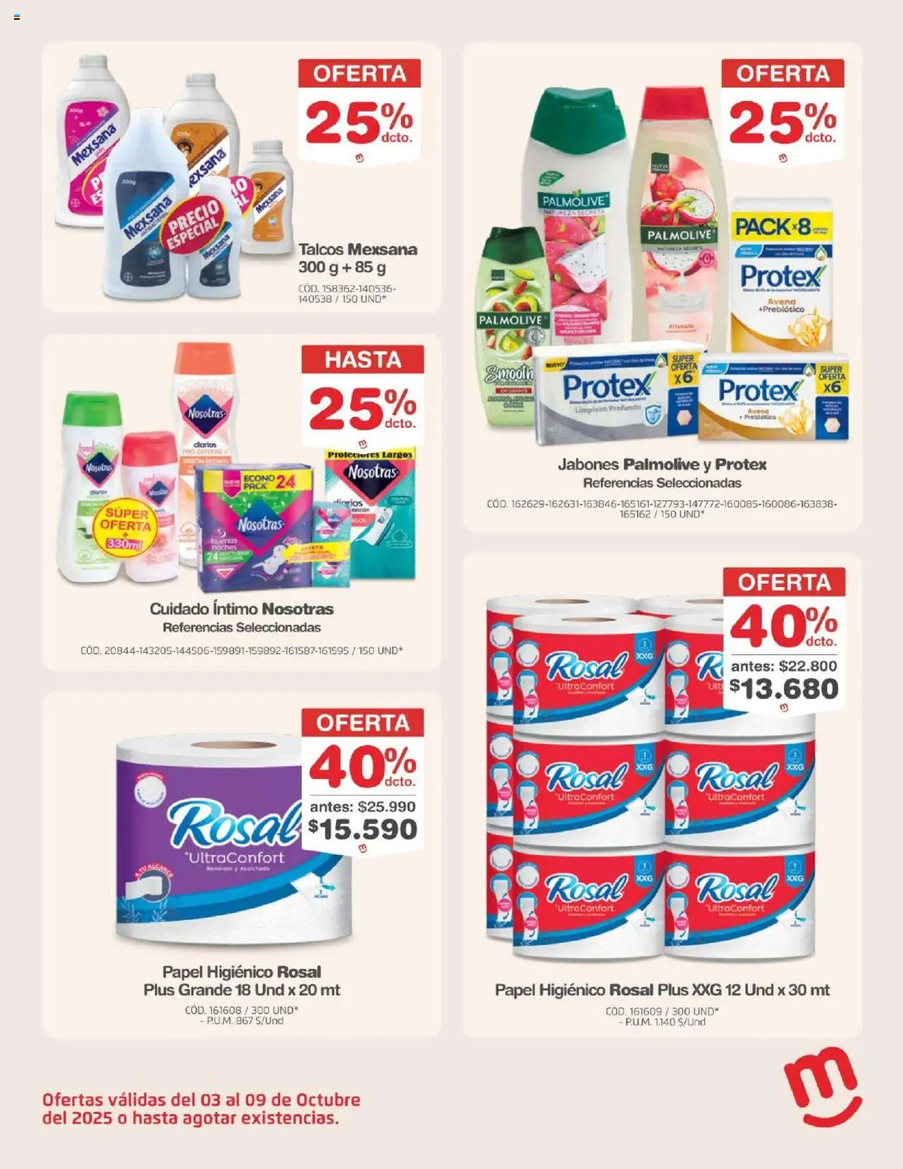 Makro revista - valida desde el 03.10.2025 | Página: 22 | Productos: Avena, Jabón, Papel higiénico