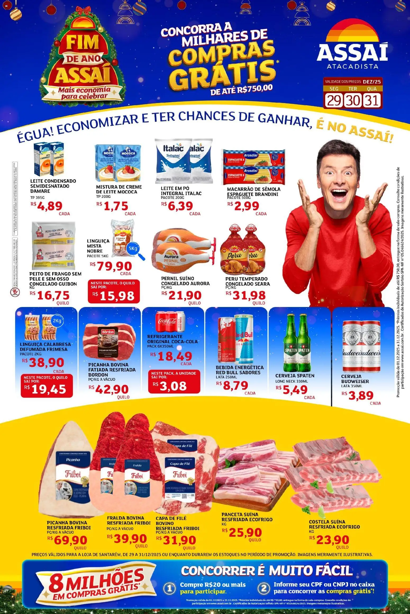 Assaí Atacadista Folheto - válido de 29.12.2025 | Página: 1 | Produtos: Pó, Caixa, Bebida, Refrigerante