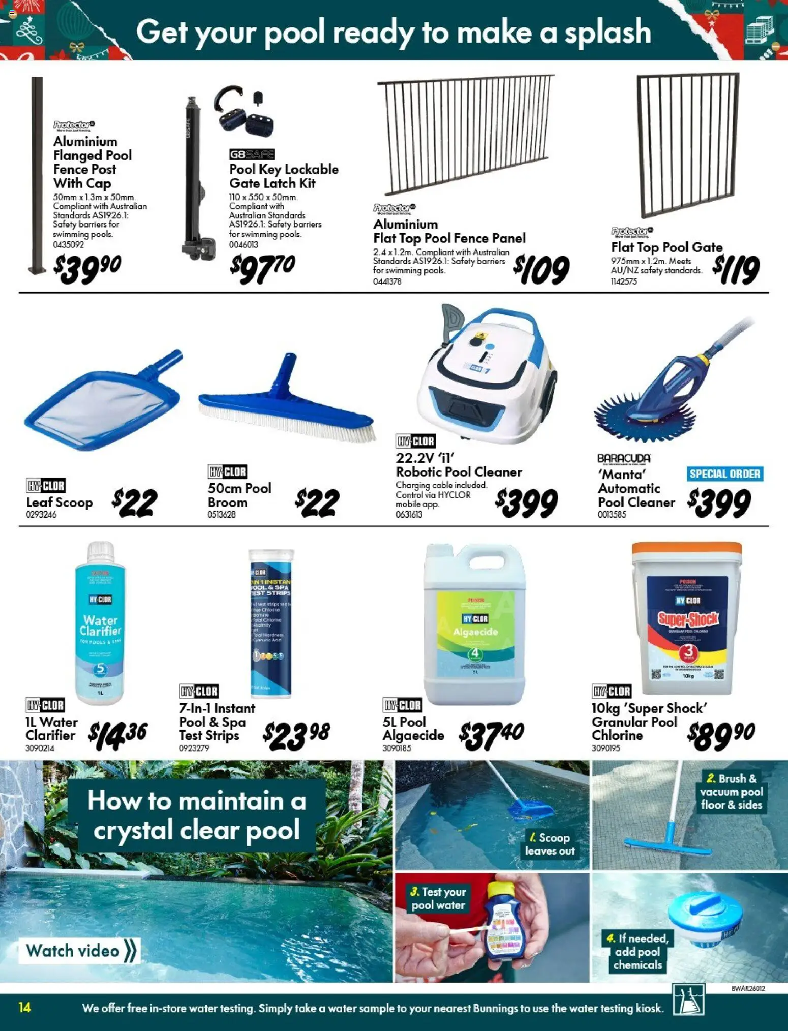 Bunnings Warehouse catalogue - valid from 05.11.2025 | Page: 14 | Products: Cap, Watch, Cable, Broom