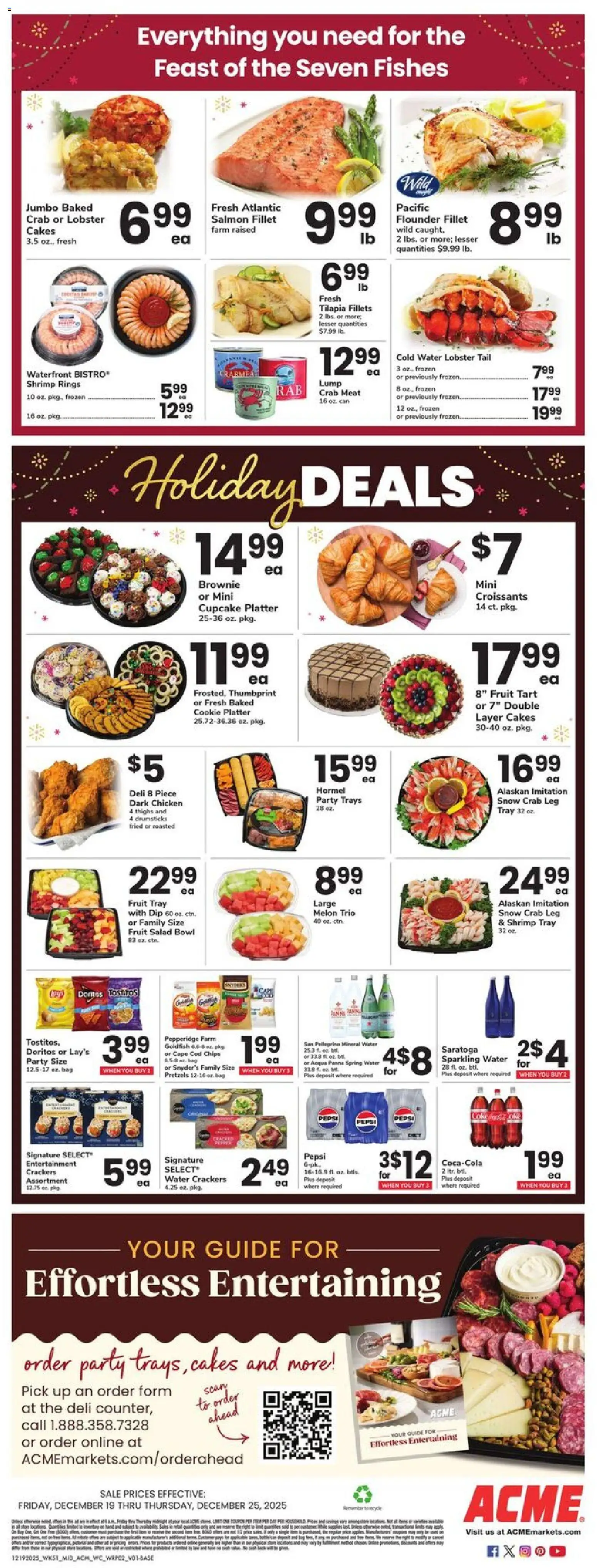Acme Weekly Ad - NJ - valid from 19.12.2025 | Page: 2 | Products: Salad, Water, Melon, Bag