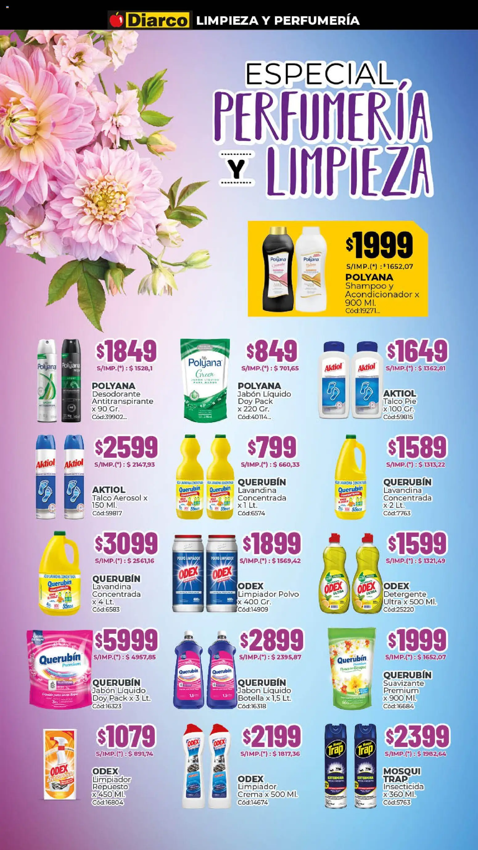 Diarco - Ofertas Interior │ válido desde el 15.12.2025 | Página: 17 | Productos: Botella, Polvo, Acondicionador, Detergente