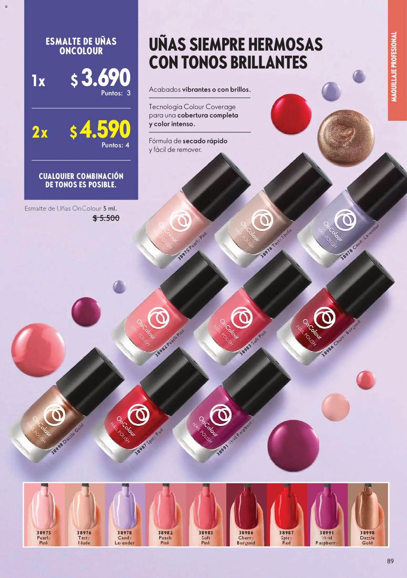 Oriflame catálogo │ válido desde el 07.03.2026 | Página: 97 | Productos: Maquillaje, Esmalte de uñas