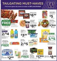 Preview of QFC weekly ads valid from 28.11.2025 | Page: 4 | Products: Cream, Water, Game, Onion