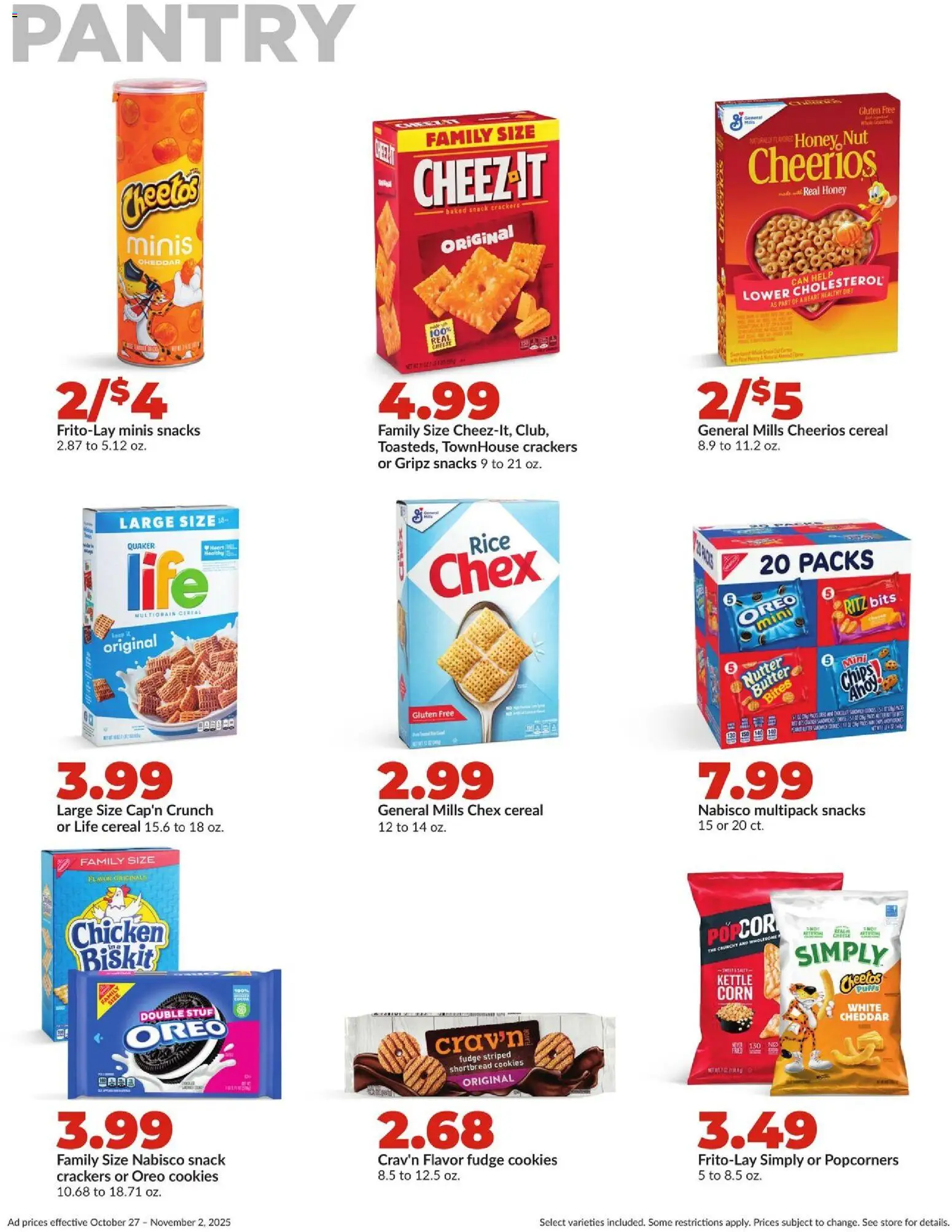 HyVee Weekly Ad - valid from 27.10.2025 | Page: 21 | Products: Corn, Butter, Rice, Kettle