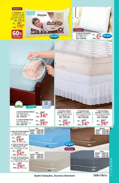 Quatro Estações - Catálogo 02-03-04 - Pré-Visualização do folheto da loja Quatro Estações, válido de 01.02.2026 | Página: 53 | Produtos: Saia, Algodão, Capa de travesseiro, Capa de colchão
