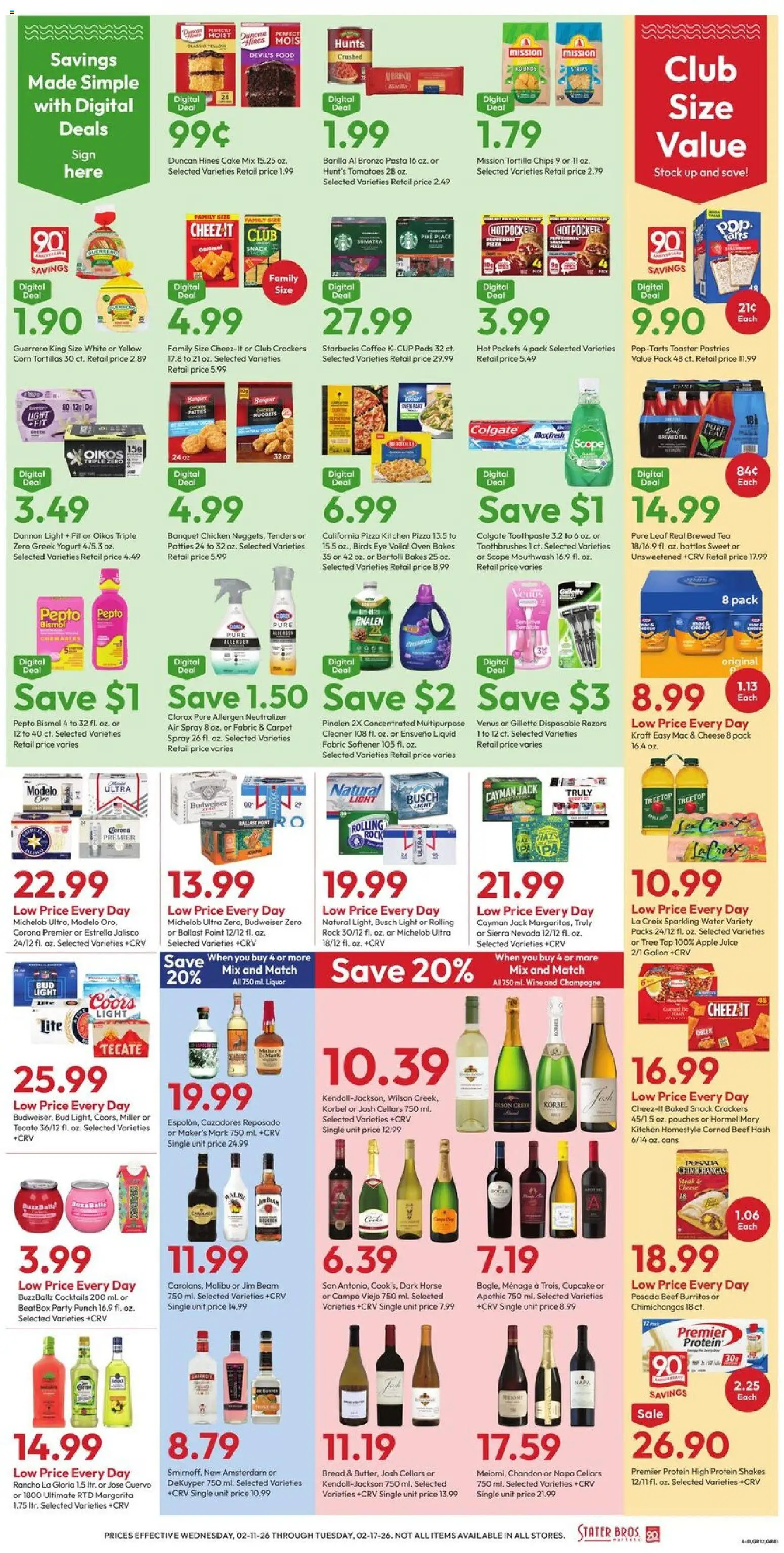 Stater Bros Weekly Ad - valid from 11.02.2026 | Page: 4