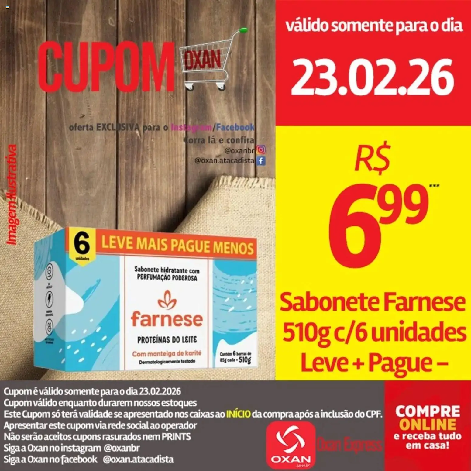 Oxan Atacadista Folheto - válido de 23.02.2026 | Página: 12 | Produtos: Leite, Manteiga, Sabonete