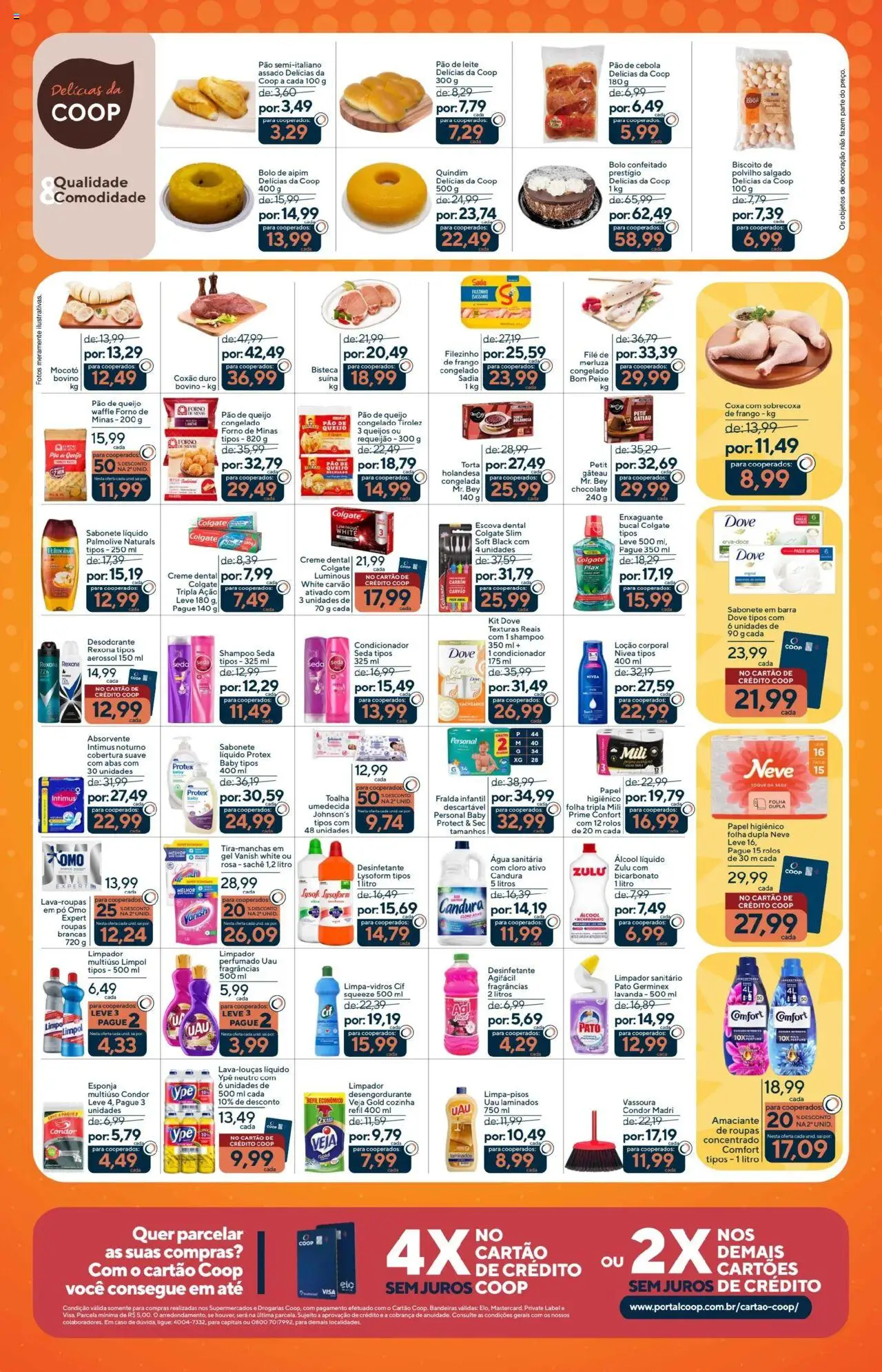 Coop Folheto - válido de 11.08.2025 | Página: 3 | Produtos: Limpador multiuso, Rexona, Sal, Requeijão
