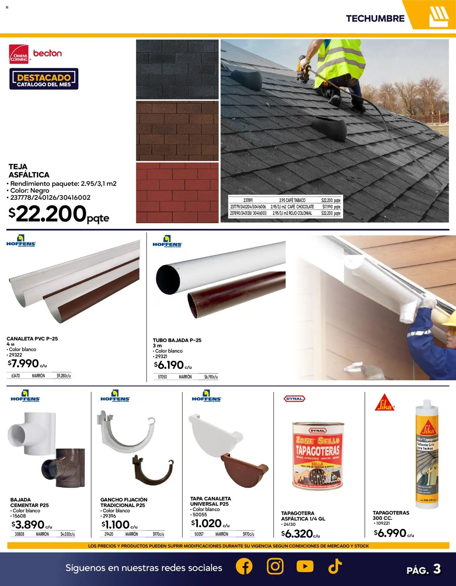 Construmart Ofertas │ válido desde el 01.04.2026 | Página: 3 | Productos: Canaleta, Café, Chocolate