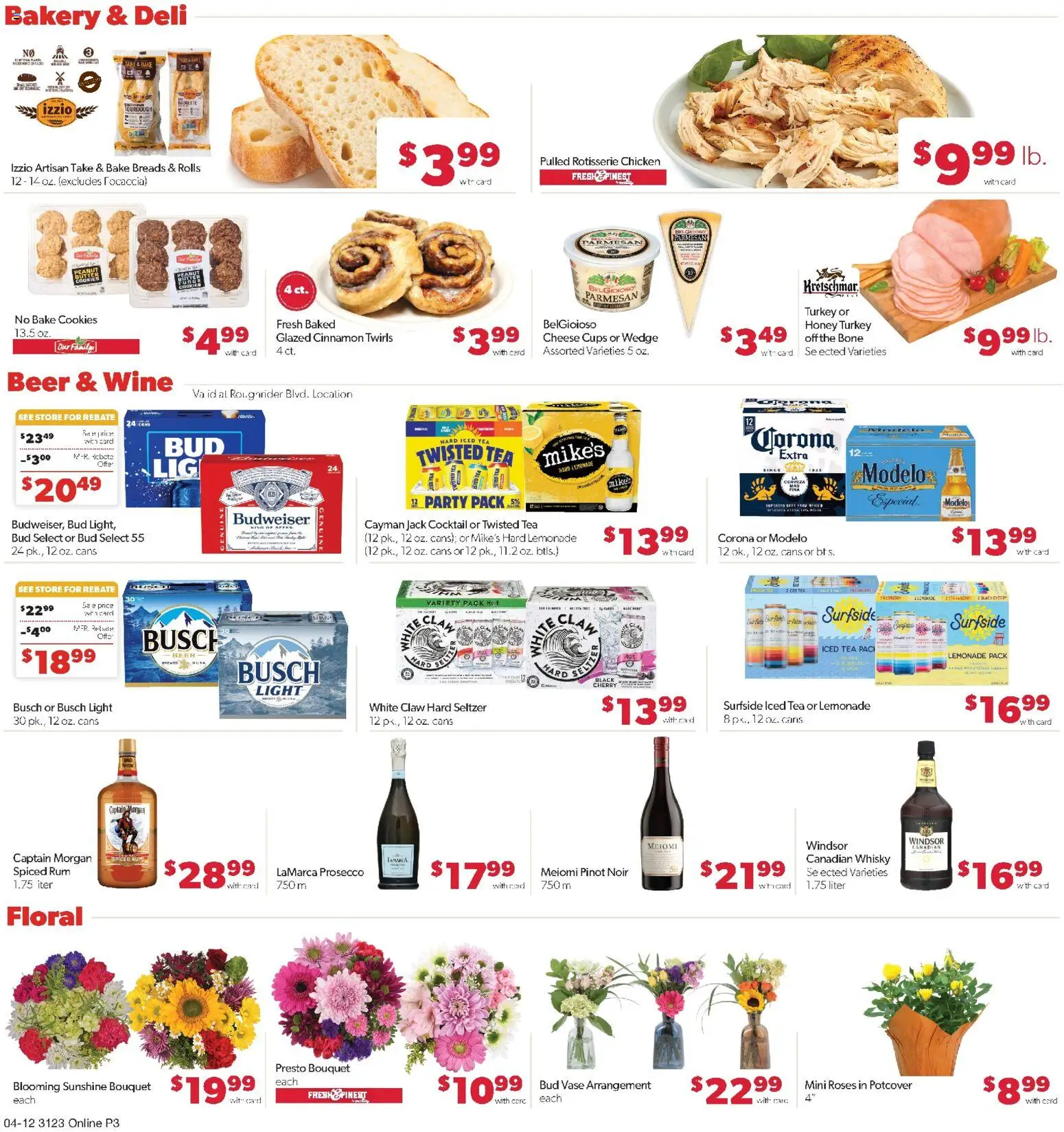 Family Fare Weekly Ad - ND - valid from 12.04.2026 | Page: 7 | Products: Bakery, Vase, Tea, Cookies