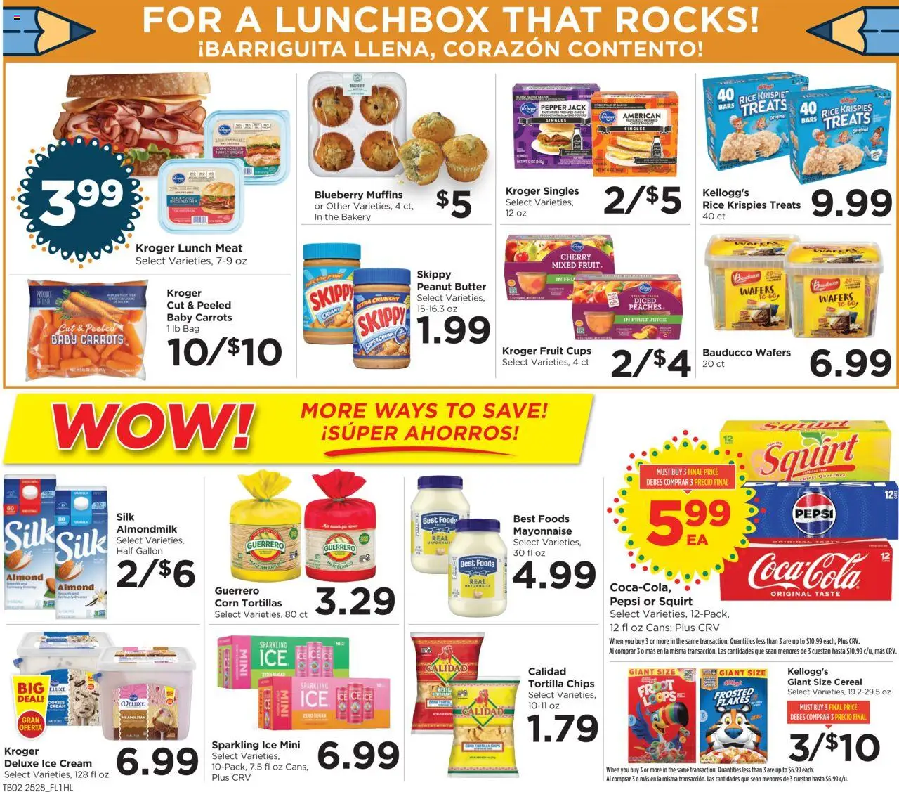 Food 4 Less Weekly Ad - valid from 13.08.2025 | Page: 3 | Products: Ham, Cream, Mayonnaise, Sugar