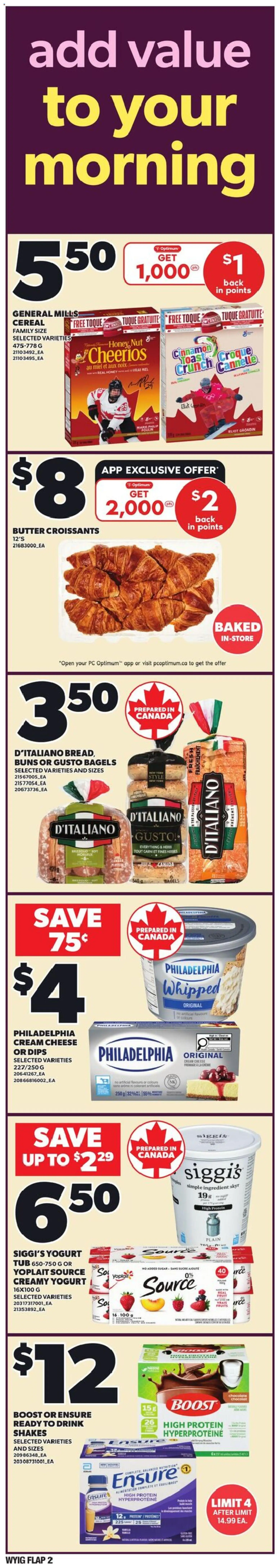 Loblaws flyer valid from 26.02.2026 | Page: 2 | Products: PC, Butter, Cheese, Chocolate