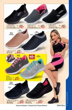 Quatro Estações - Catálogo 05-06-07 - Pré-Visualização do folheto da loja Quatro Estações, válido de 01.05.2026 | Página: 47 | Produtos: Tecido, Tênis