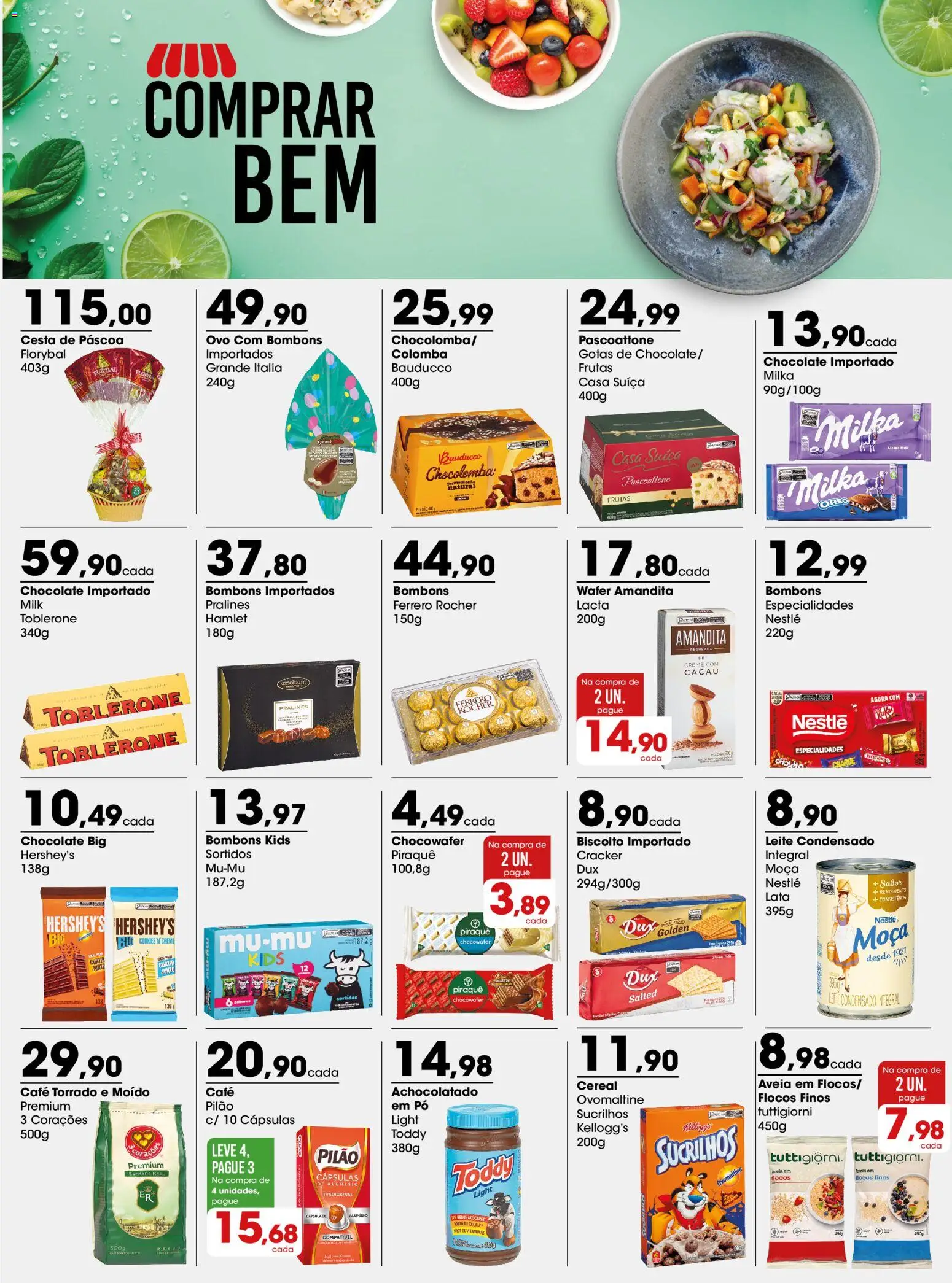 Zaffari Folheto - válido de 23.03.2026 | Página: 1 | Produtos: Pó, Cesta, Sucrilhos, Cookies