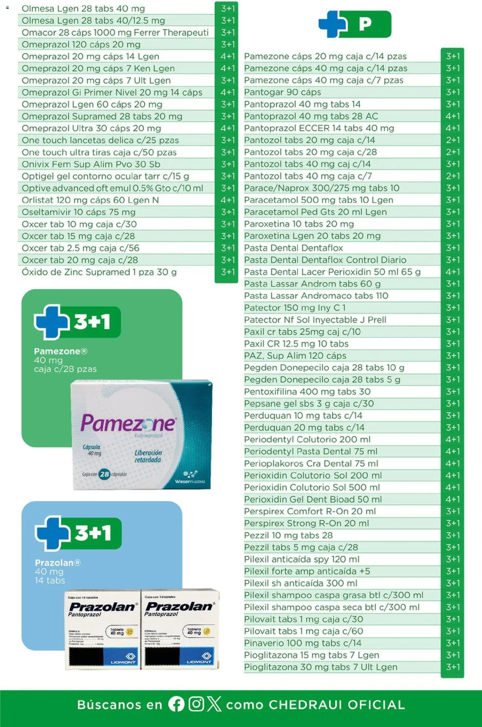 Nuevas ofertas de Chedraui válidas en toda la República Mexicana desde el 20.03.2026. ¡Encuentra las mejores ofertas en Chedraui folleto Promociones Exclusivas! | Página: 25 | Productos: Pasta dental, Contorno, Pasta, Tableta