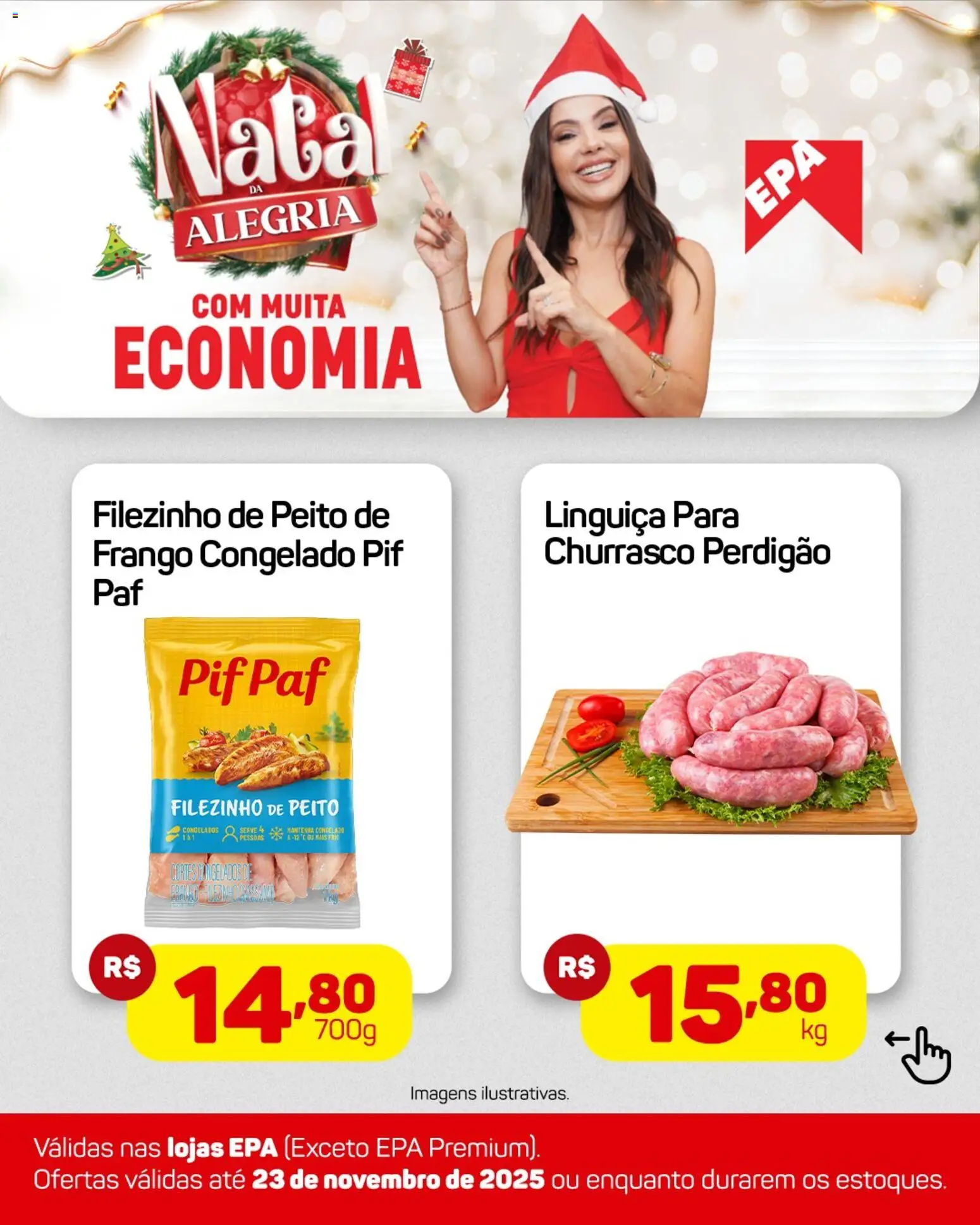 EPA Folheto - válido de 17.11.2025 | Página: 5 | Produtos: Linguiça, Nata, Frango, Peito de frango