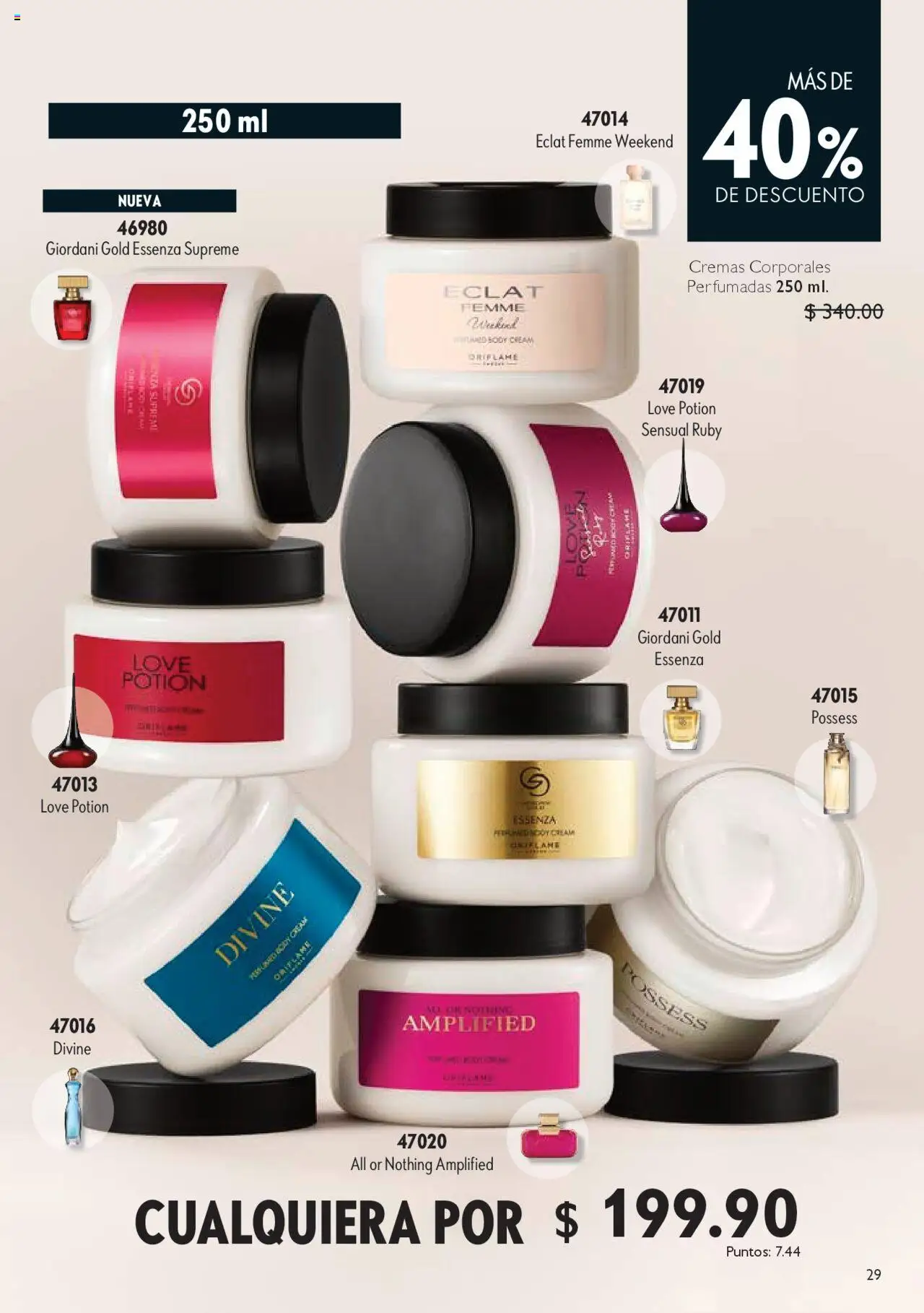 Nuevas ofertas de Oriflame válidas en toda la República Mexicana desde el 13.09.2025. ¡Encuentra las mejores ofertas en Oriflame - Campaña 13 2025! | Página: 29