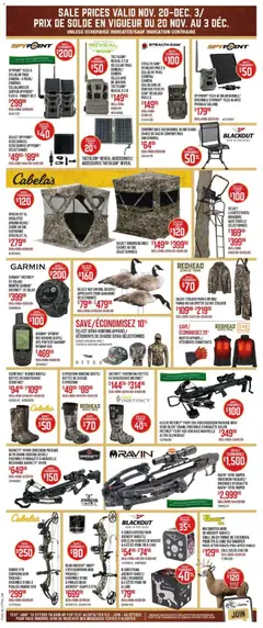 Preview of Cabelas - Black Friday  from shop Cabelas valid from 20.11.2025 | Page: 6 | Products: Boots, Camera
